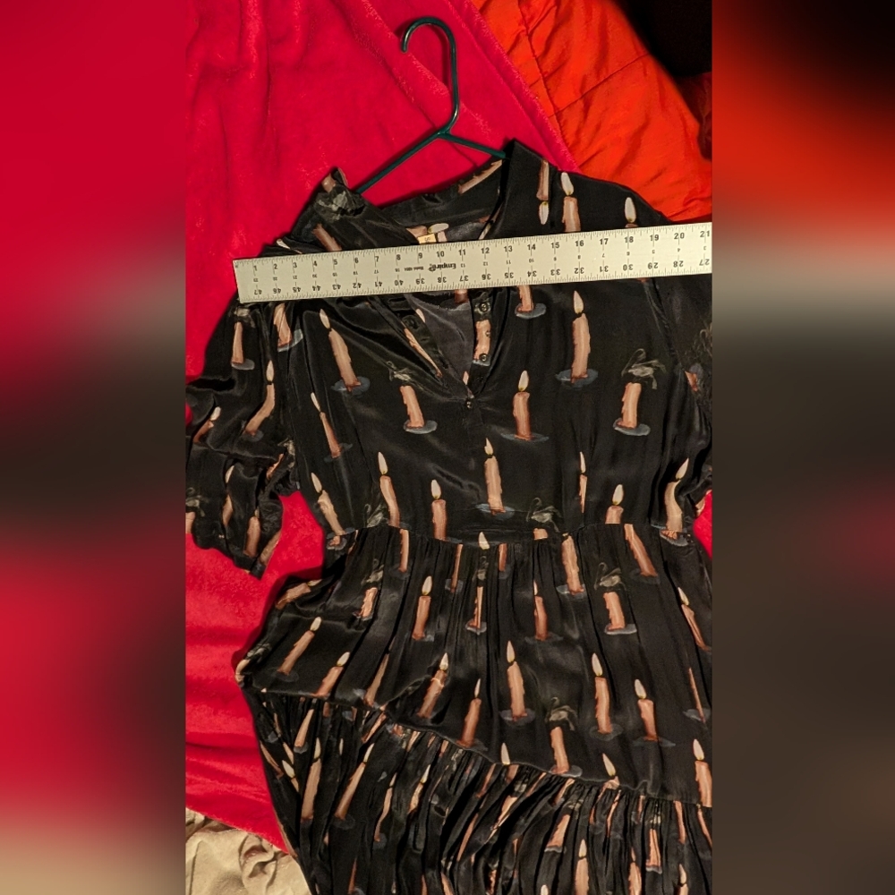 Samatha Pleet Morticia dress in candle sz 18 - Picture 8 of 10
